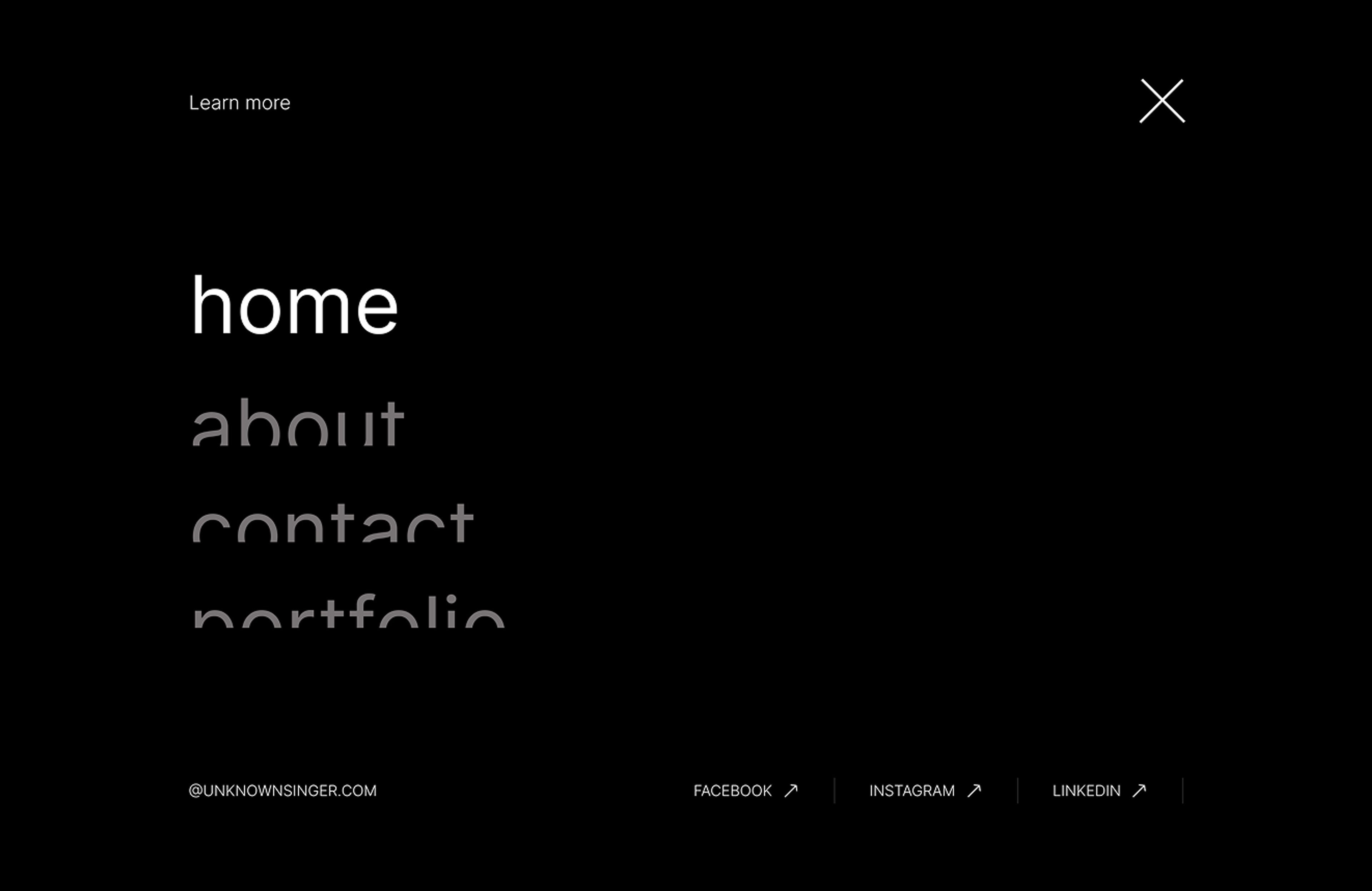 Screenshot of the final design