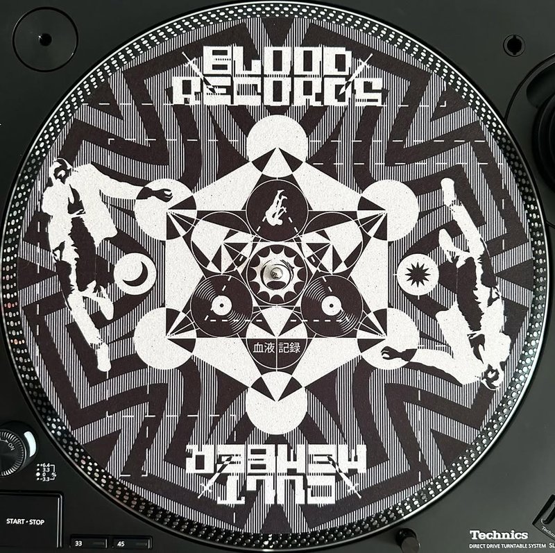 CRAIG — BLOOD RECORDS — SLIPMAT & POSTER — BLOOD RECORDS CULT MEMBER