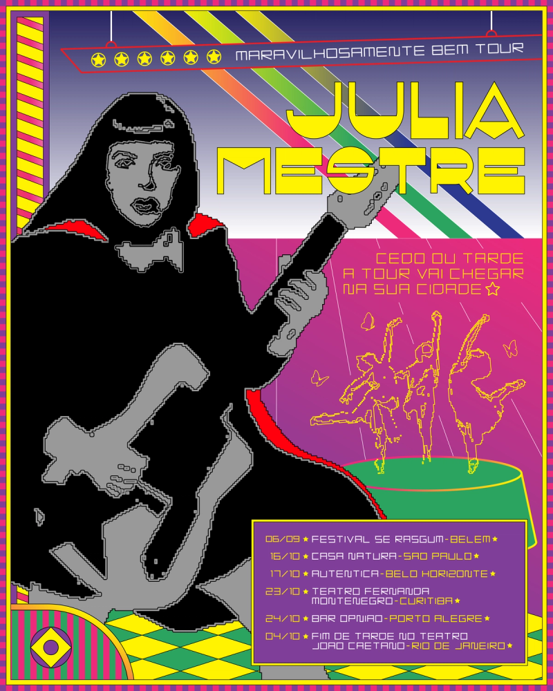 JULIA MESTRE — POSTER — MARAVILHOSAMENTE BEM TOUR