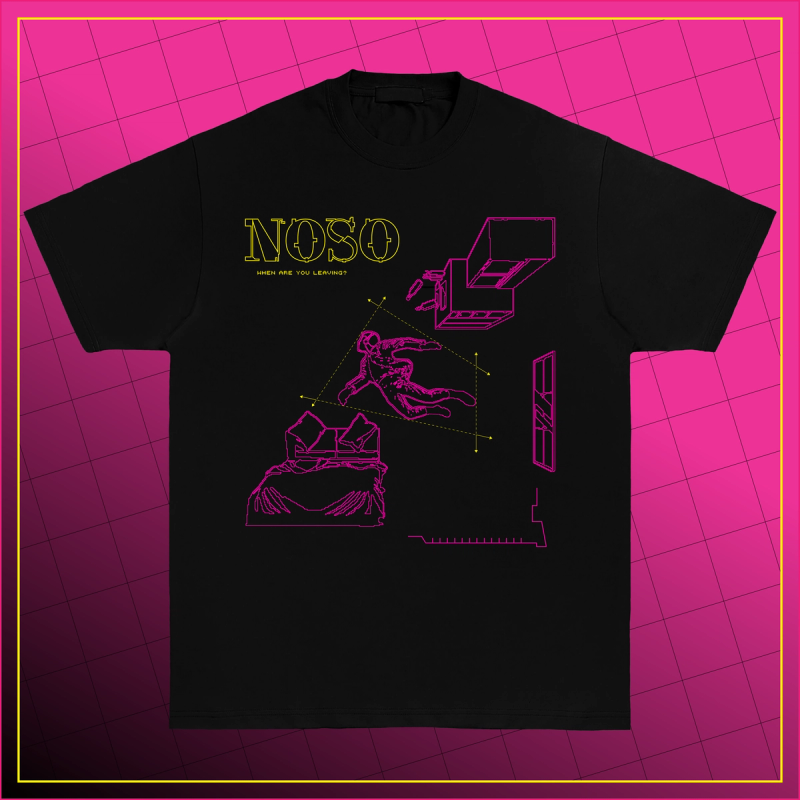 NOSO — T-SHIRTS — WHEN ARE YOU LEAVING? ANNIVERSARY