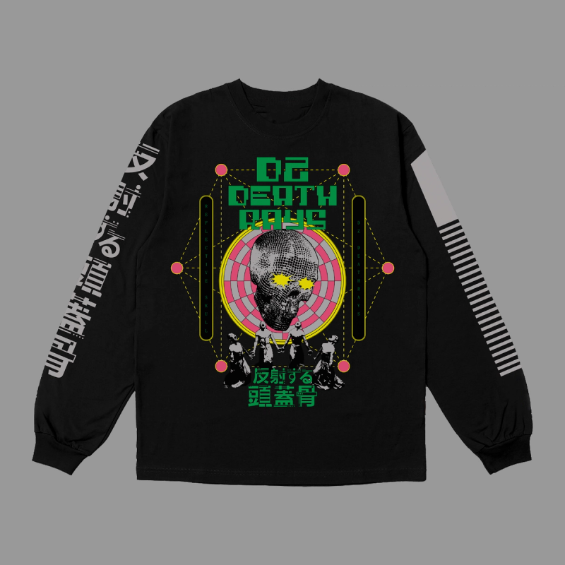 DZ DEATHRAYS — T-SHIRTS — REFLECTIVE SKULL