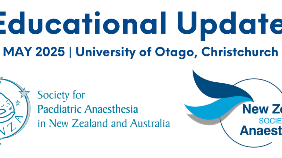 a banner for the pannz educational update meeting
