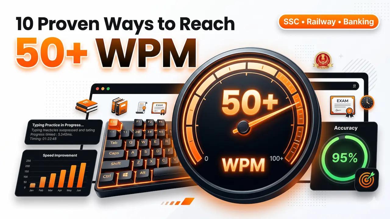 10 Proven Tips to Improve Typing Speed for Government Exams
