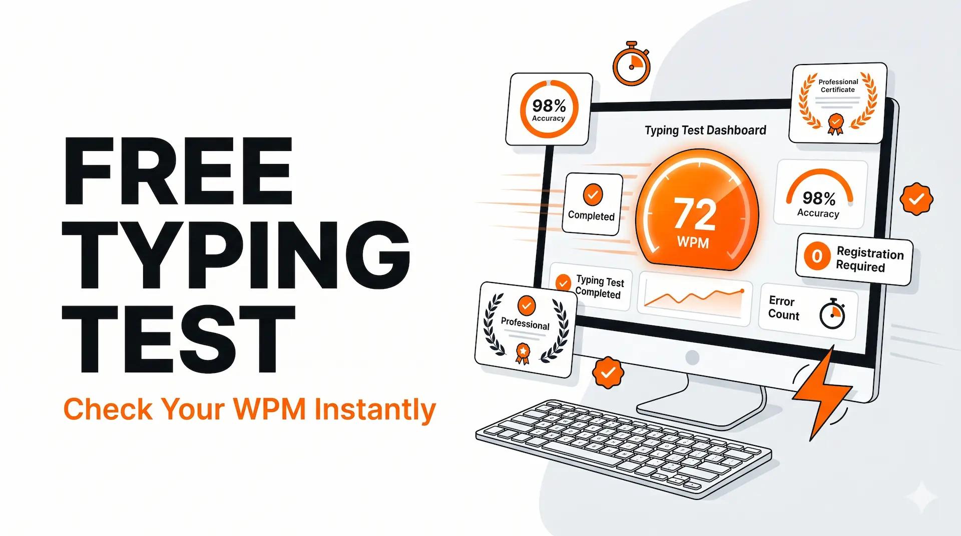 Typing Speed Test: Free Online WPM Test with Certificate