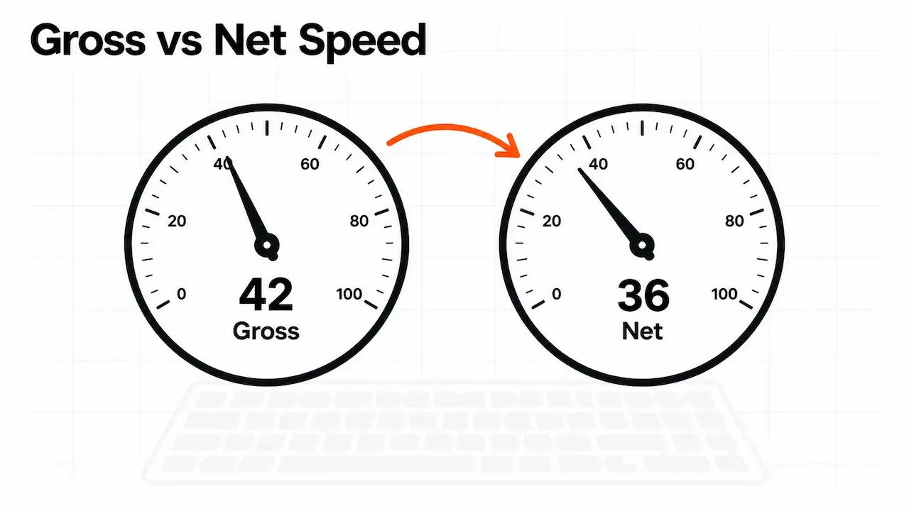 Gross Speed vs Net Speed in Typing: What the Difference Means for Govt Exams
