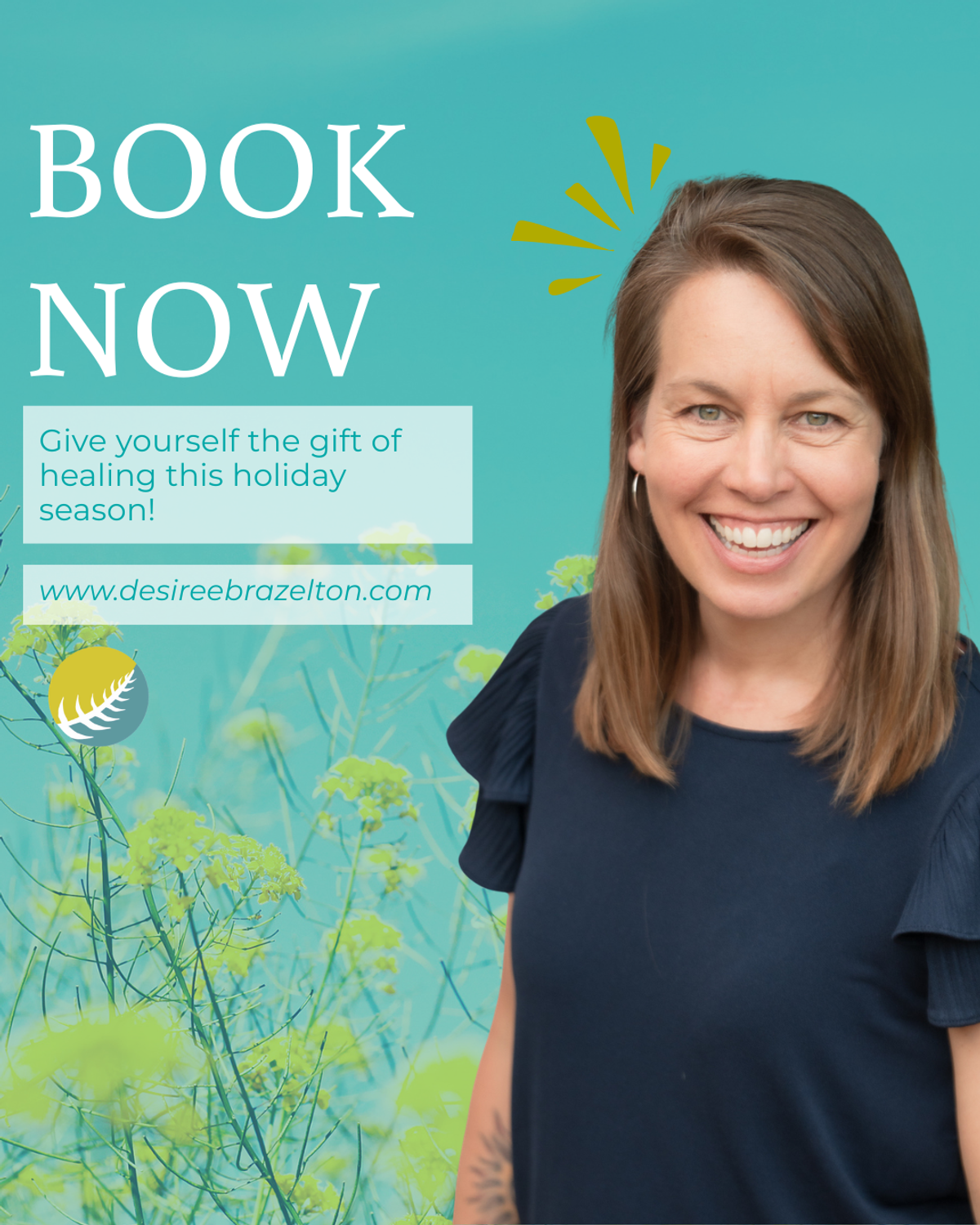 Book Now — give the gift of healing