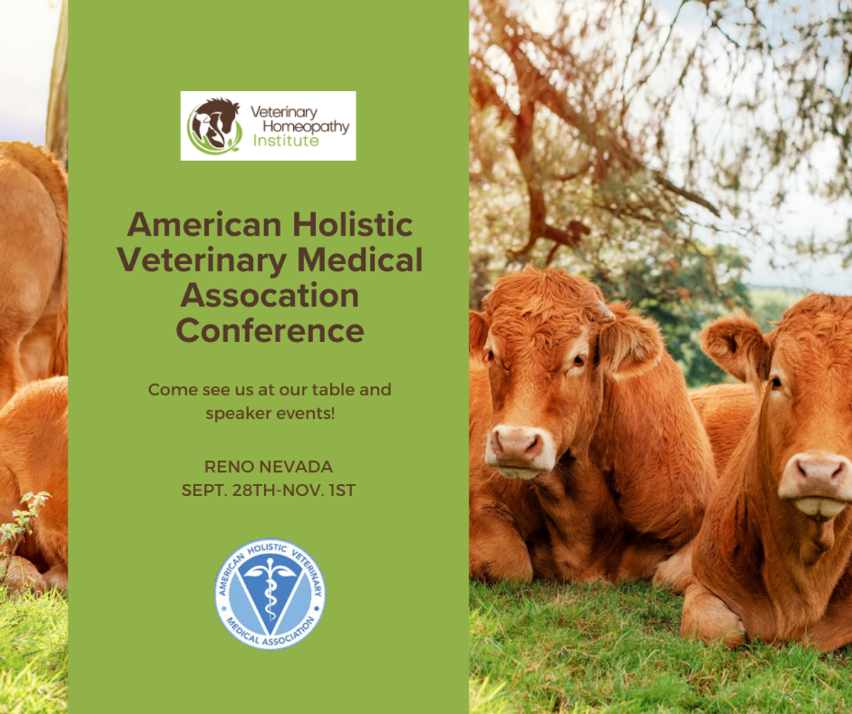 American Holistic Veterinary Medical Association Conference — Reno, Nevada