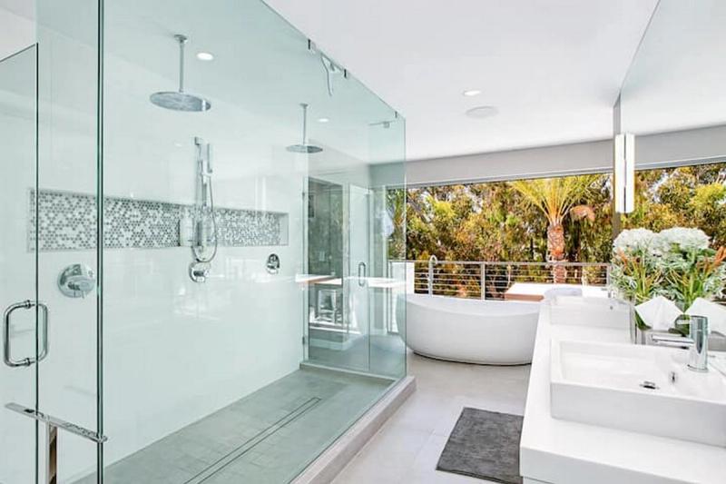 Luxury bathroom at San Diego vacation rental