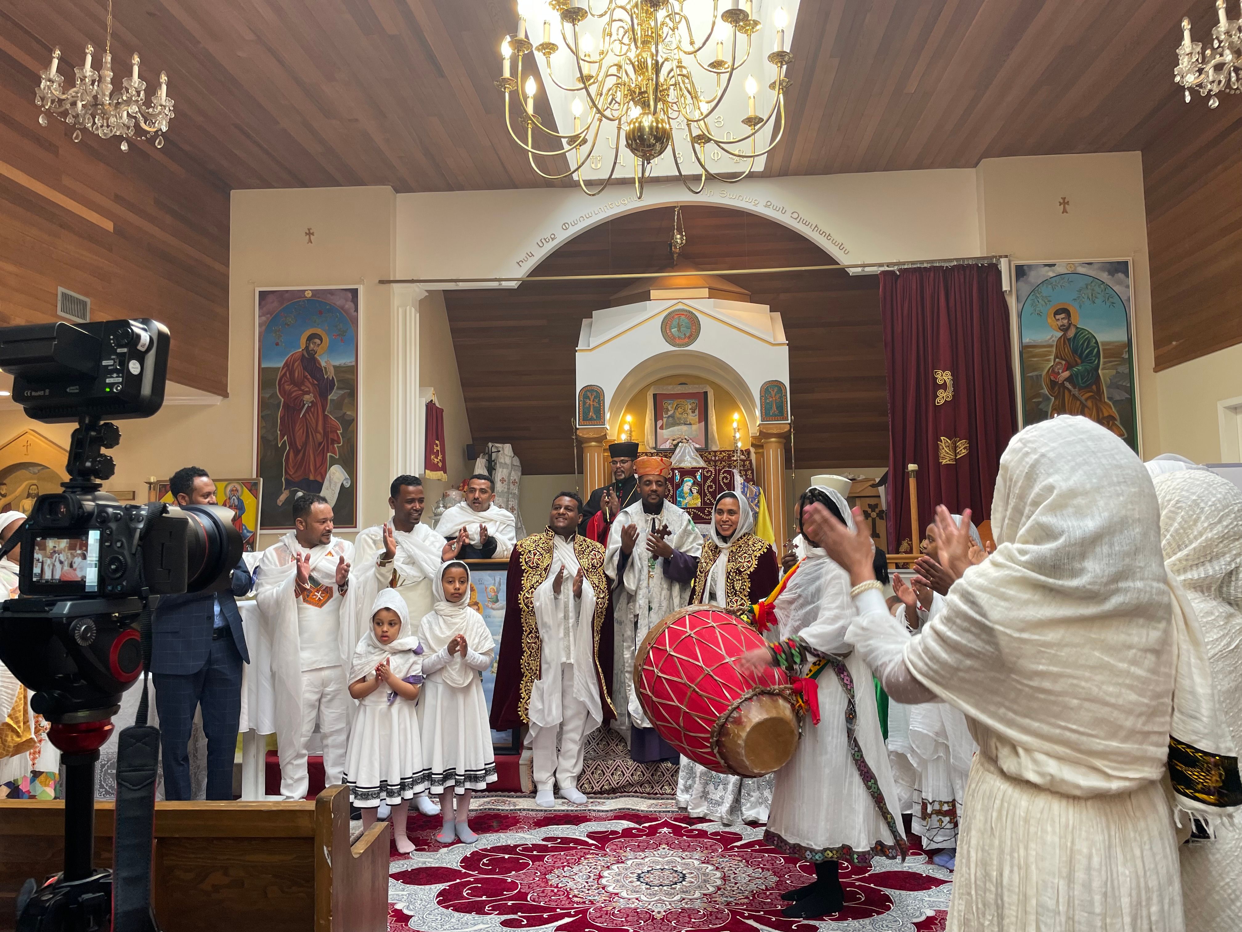 Wedding at Gishen st. Mary