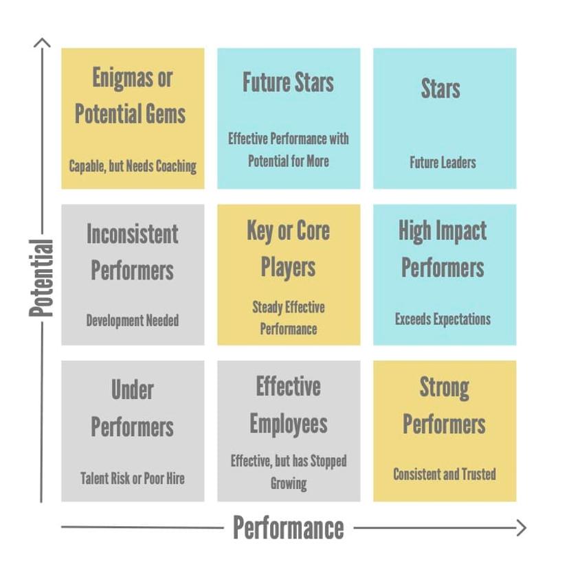 9-Box Talent Review: 4 Steps to Utilize Effectively | Eddy