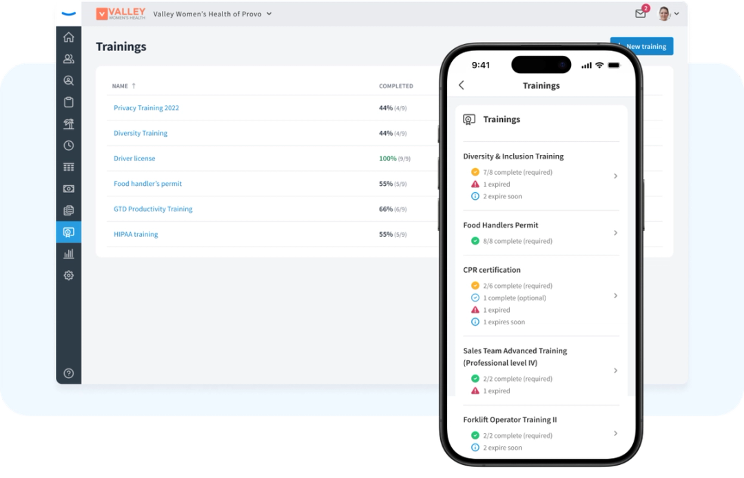 Employee Training and Certification Tracking Software | Eddy