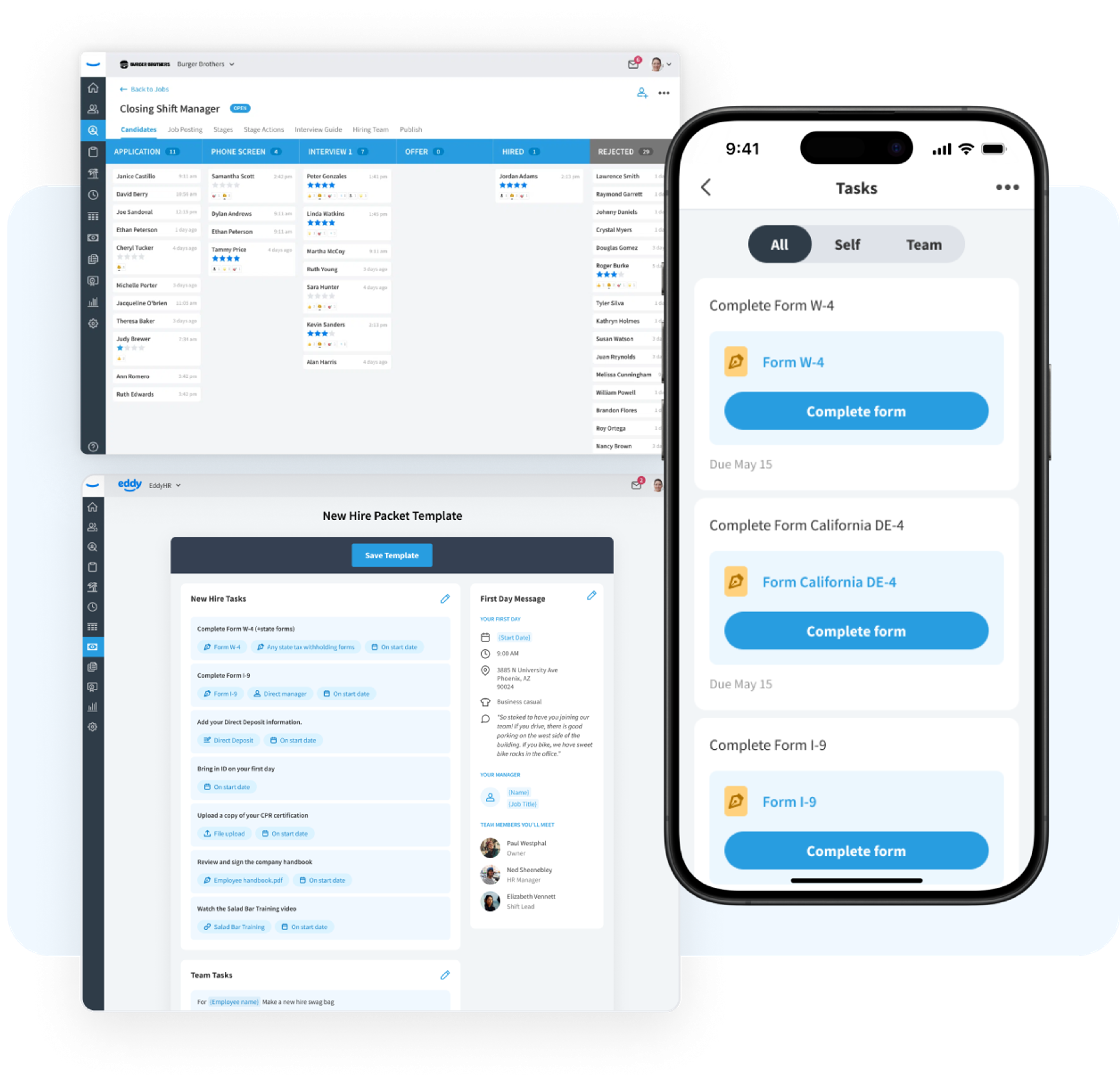 All-In-One HR Management Software | Eddy