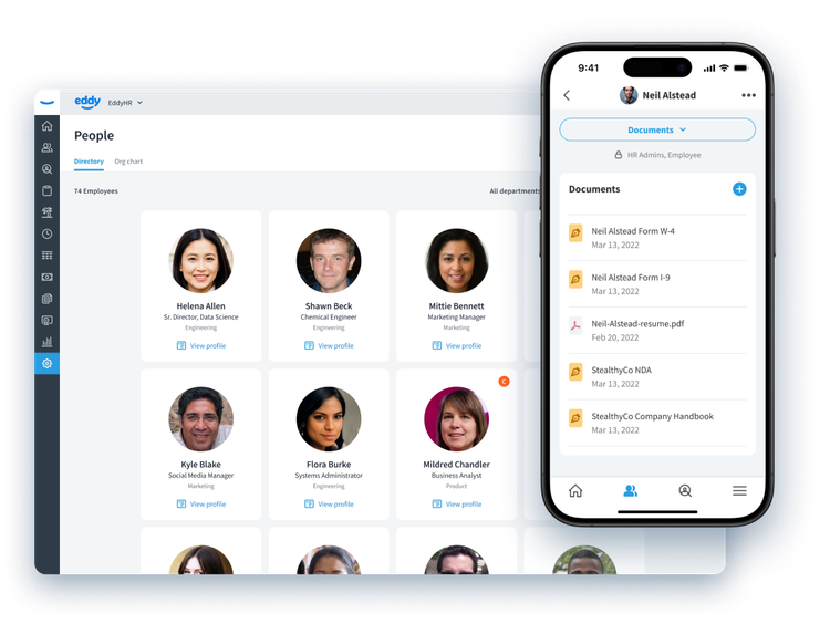 Hr employee database software eddy