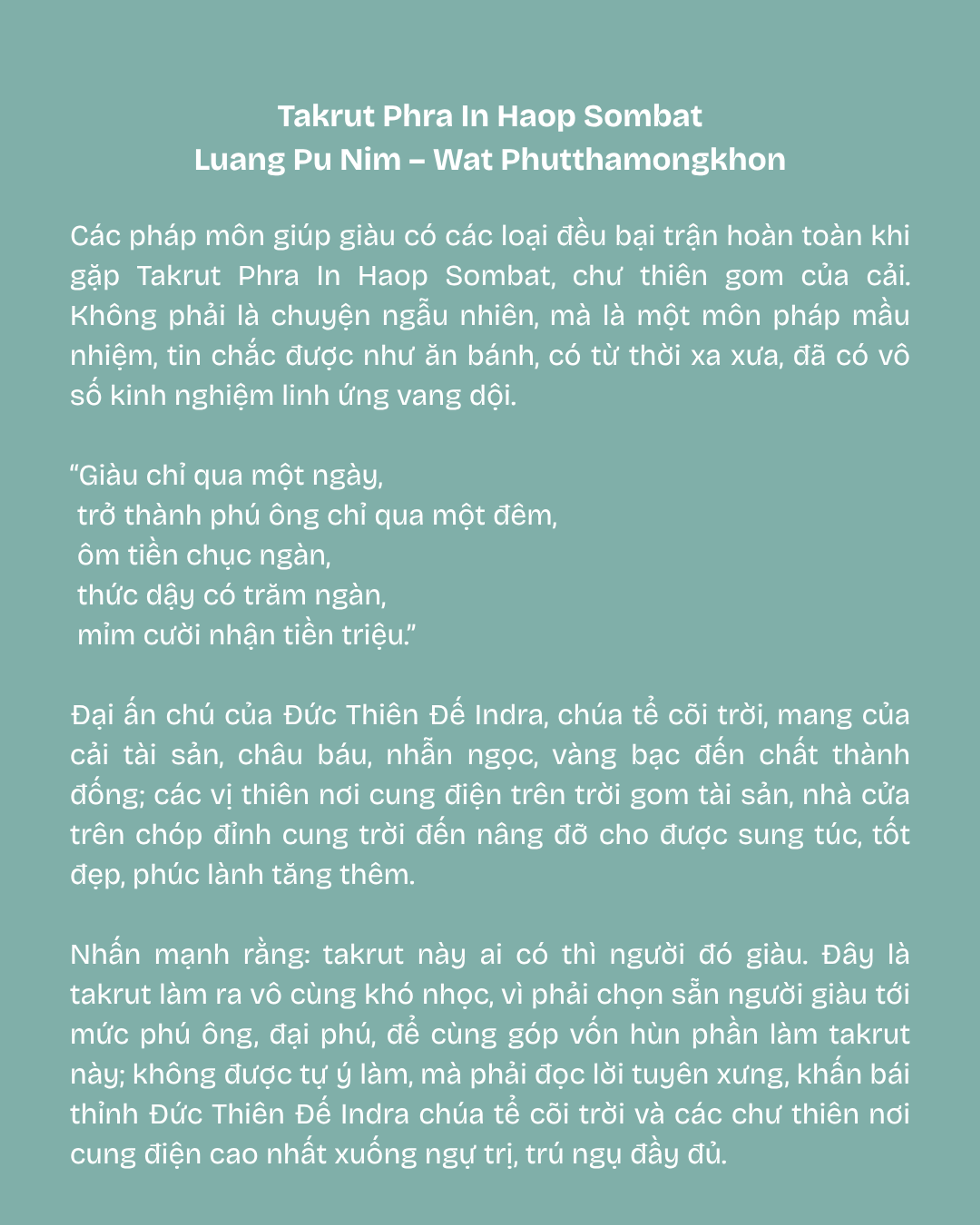 [Hiếm] Takrut Phra In Haop Sombat - Luang Pu Nim — 3