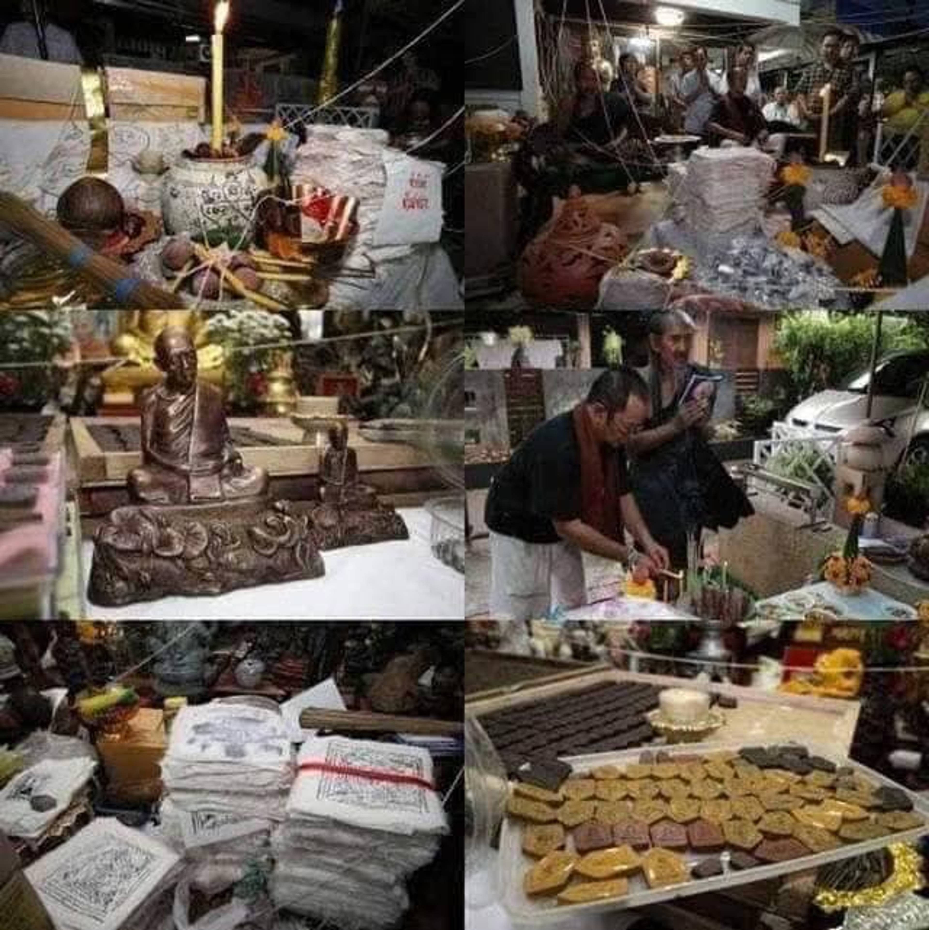 Khun Paen Wesiyarak (Hỗn hợp bột linh thiêng Maha Phutthi) – Đính Takrut Vàng Năm 2554 — 3