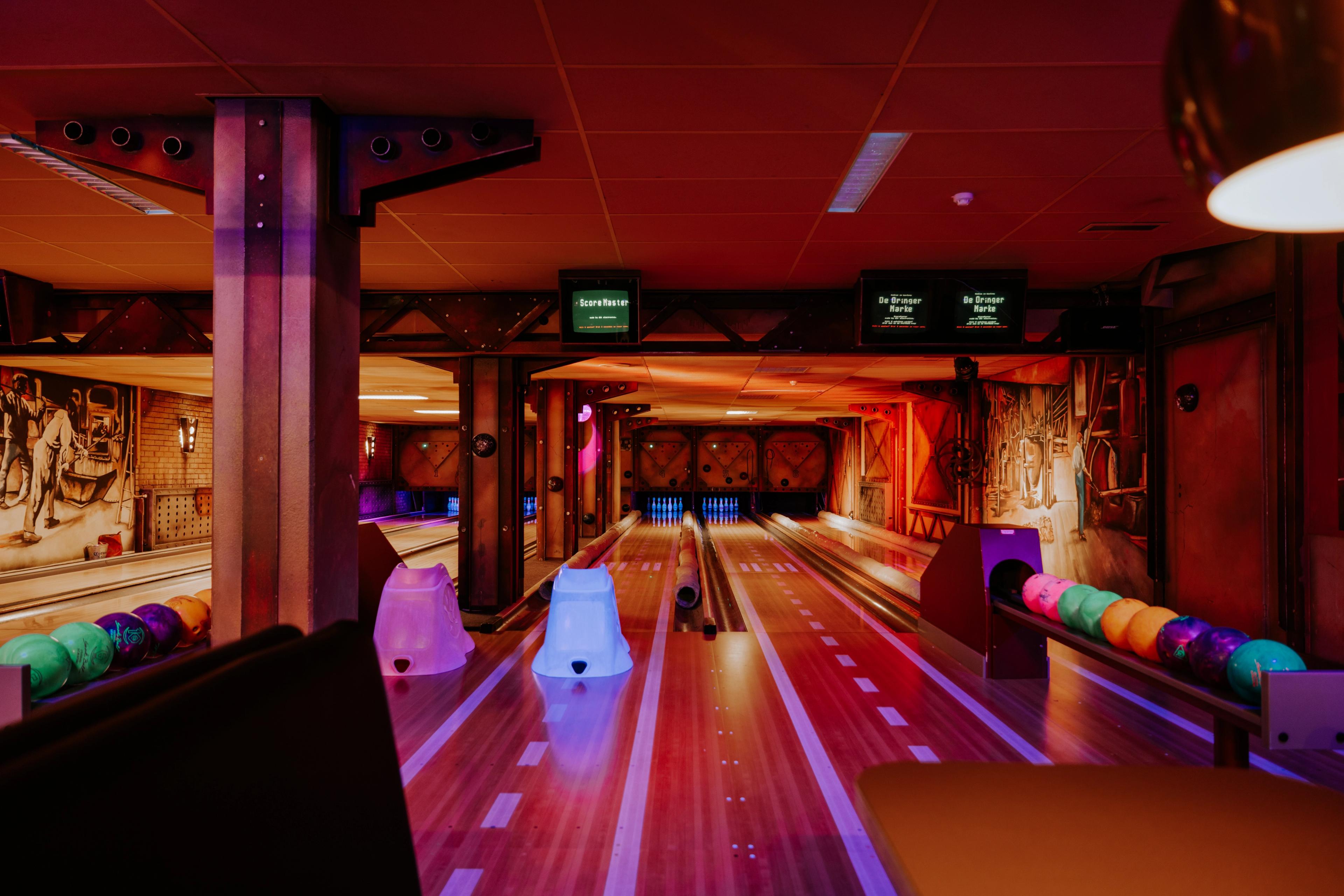 Sfeervolle bowlingbanen van Bowling Drenthe in Hotel De Oringer Marke