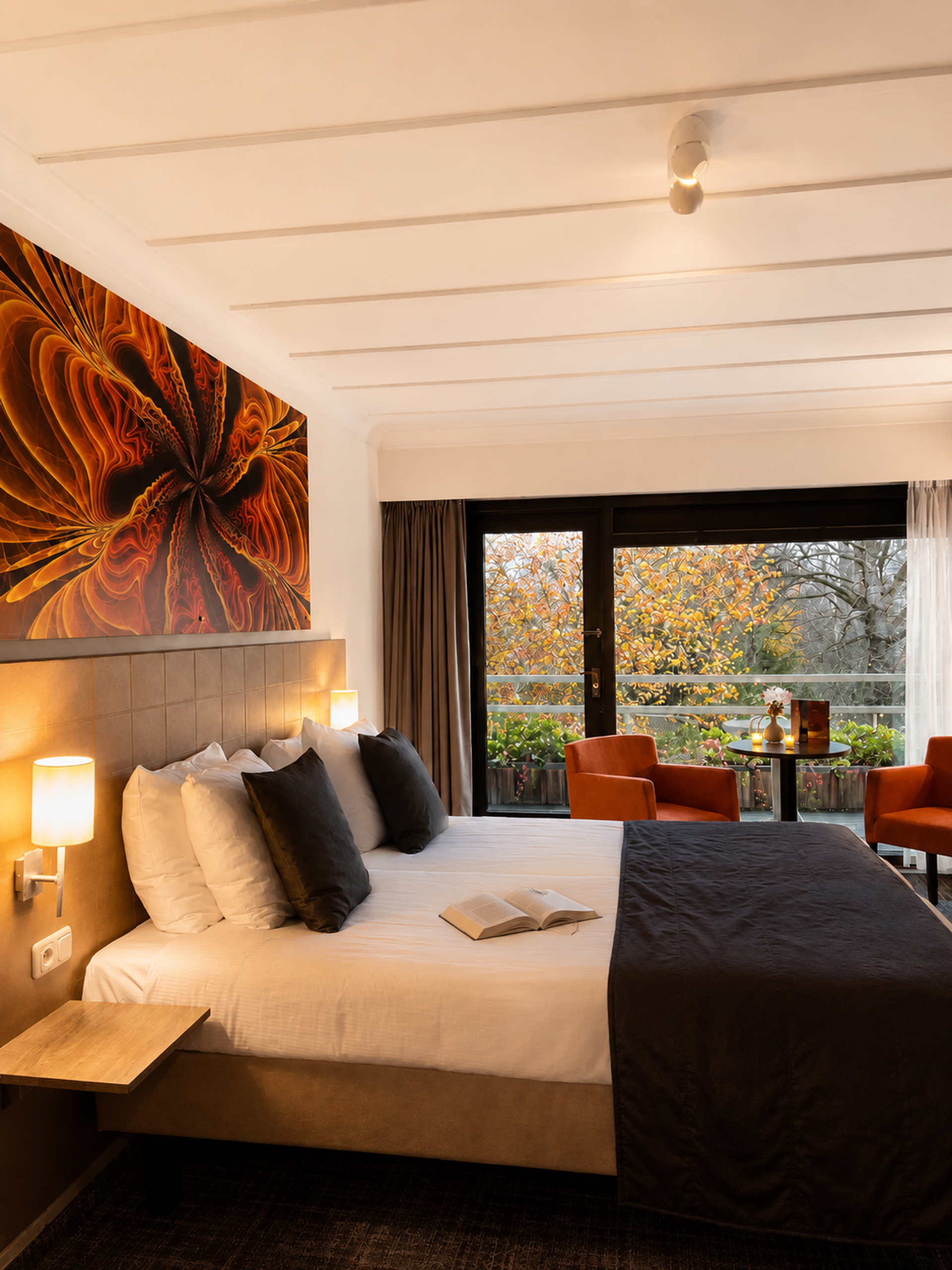Junior Suite met balkon in Hotel Hof van Gelre