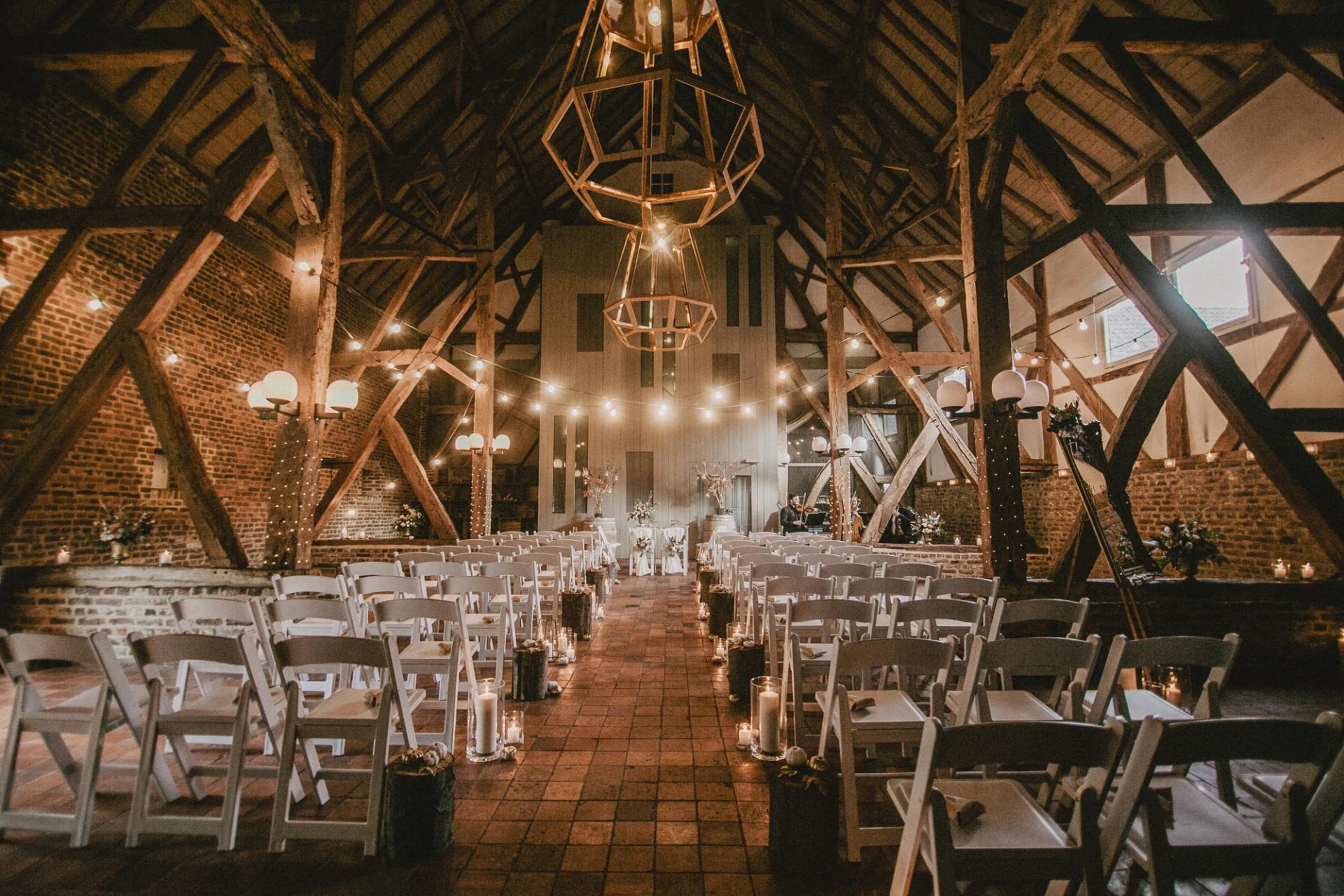 Authentieke feestzaal op landgoed Winselerhof