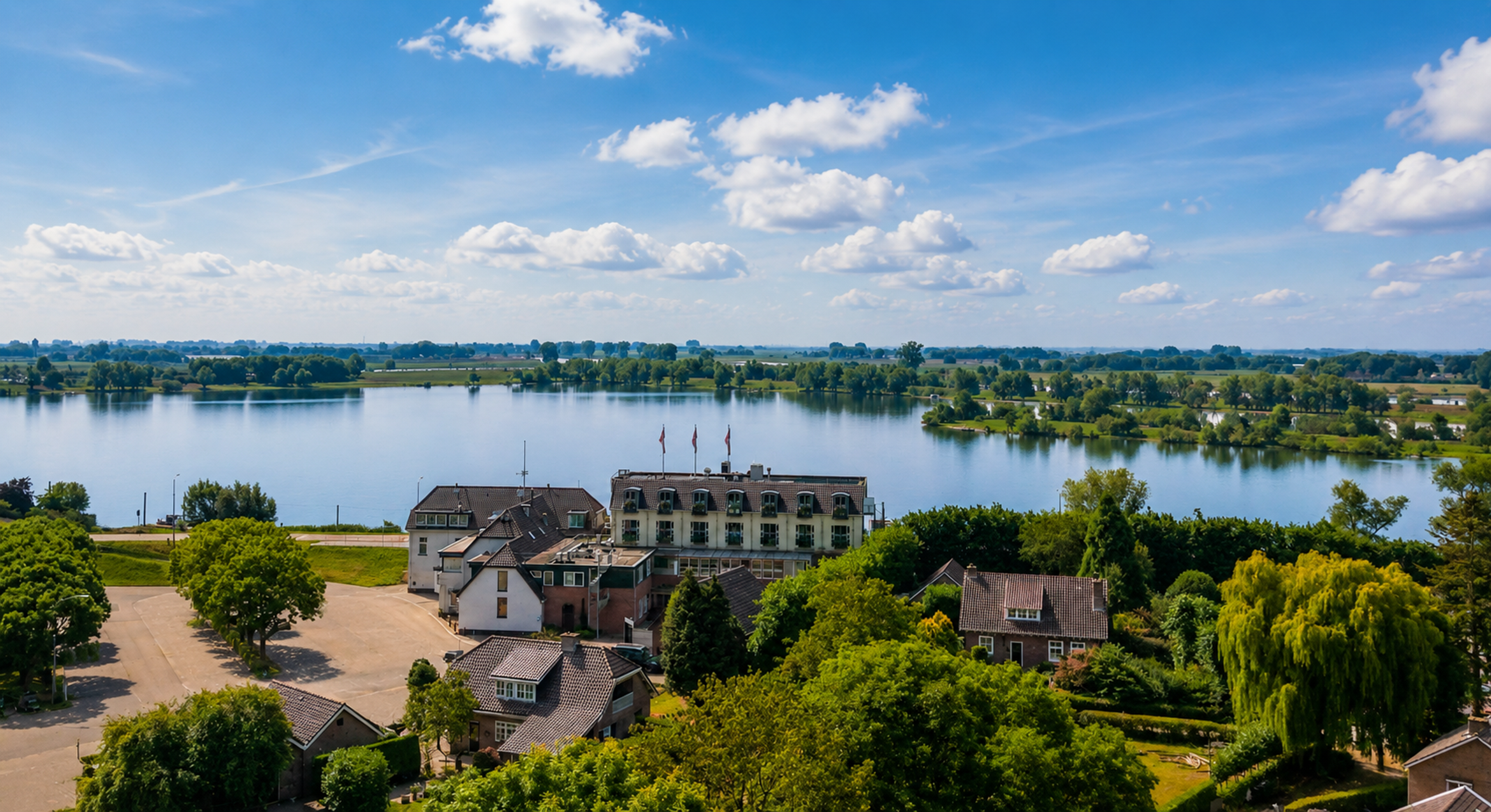 De Maas. Hotel Hoogeerd. Nitfrik. Nijmegen