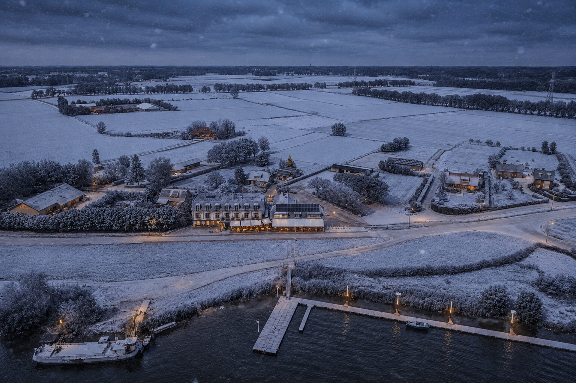 Kerst bij Hotel Hoogeerd, Niftrik. Bij Nijmegen.
