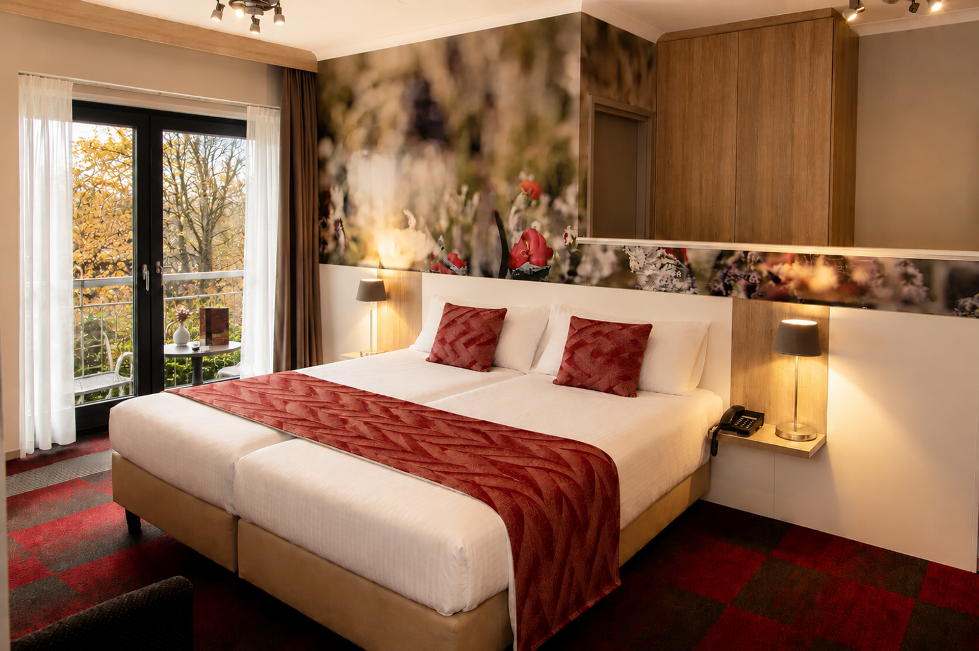 Deluxe kamer met balkon in Hotel Hof van Gelre