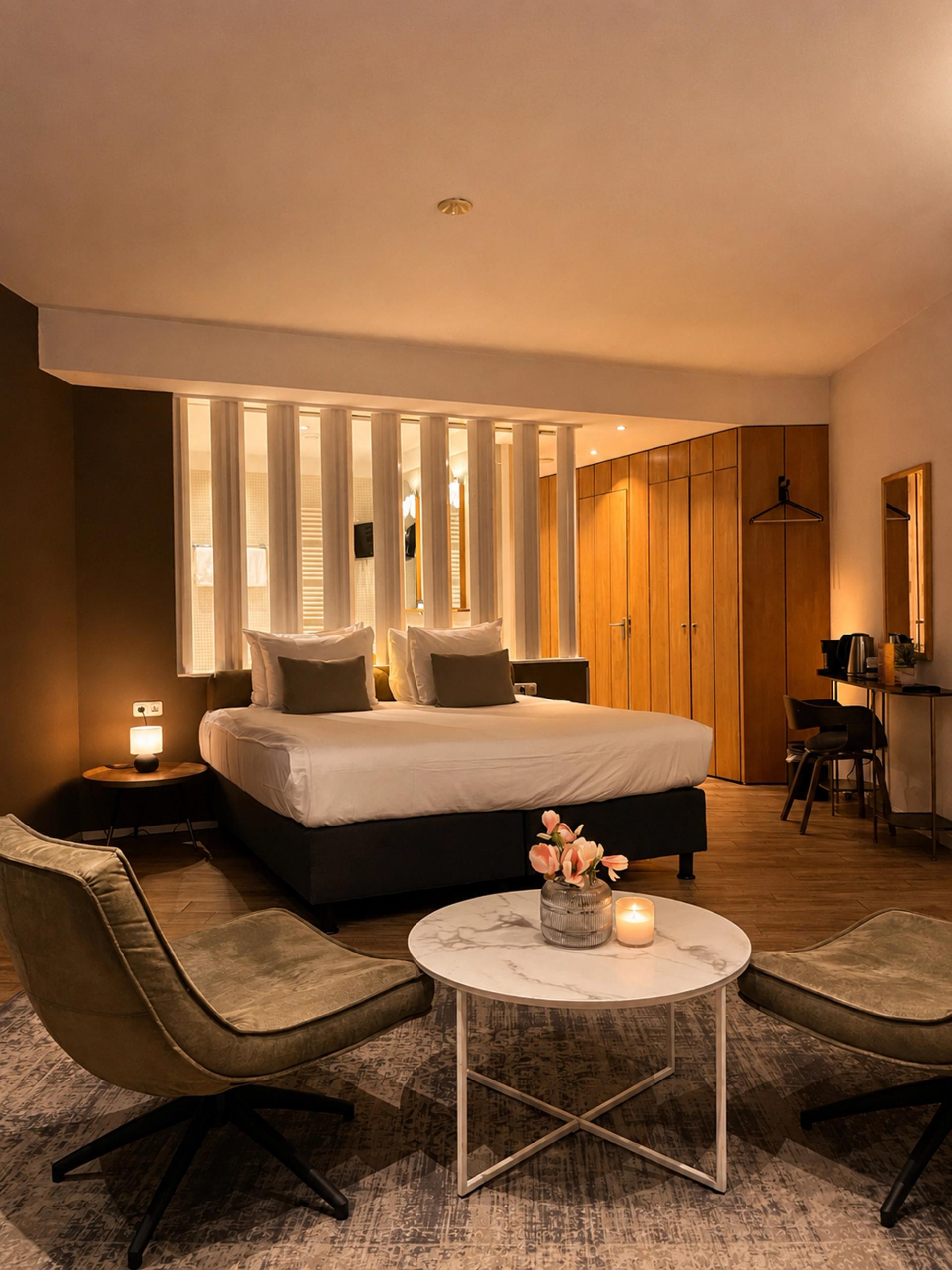 Vechtsuite in Hotel de Zon — met bubbelbad