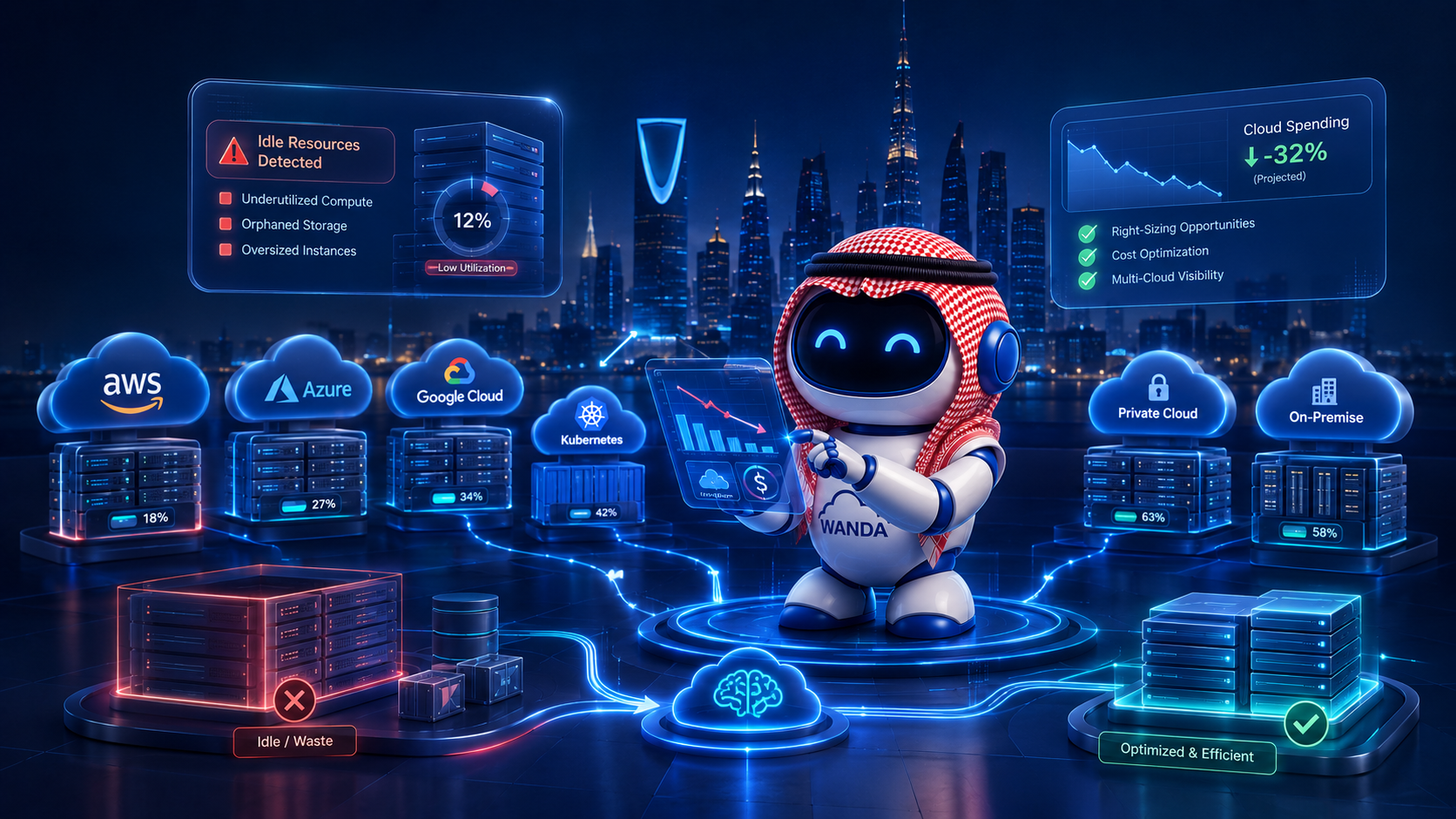 How Saudi Enterprises Can Reduce Cloud Infrastructure Costs with AI