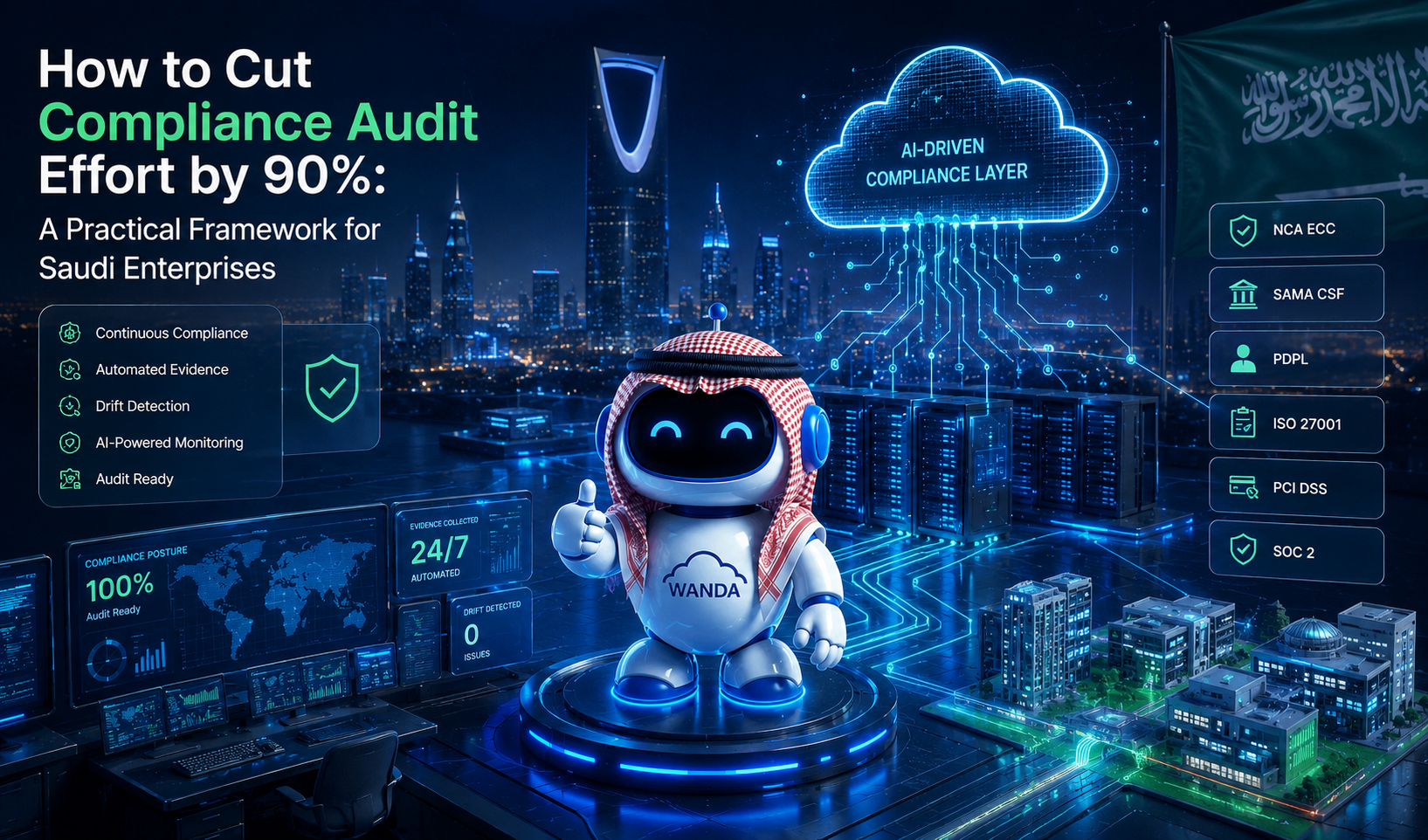How to Cut Compliance Audit Effort by 90%: A Practical Framework for Saudi Enterprises