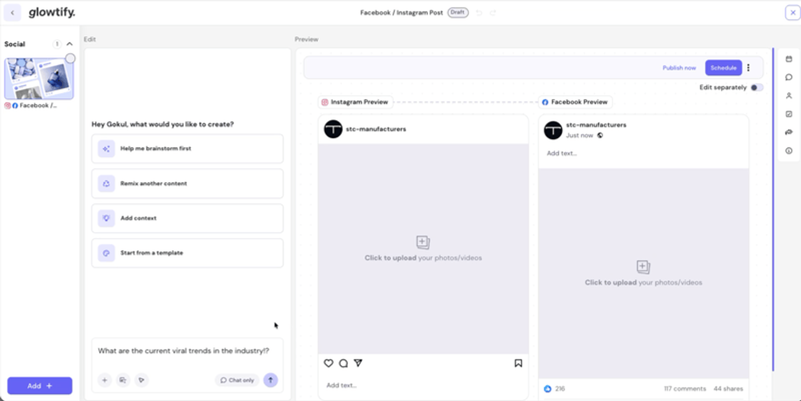 Task chat picking up web search and content reference tools