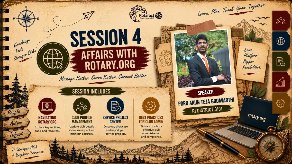 Session 4: Affairs with Rotary.org