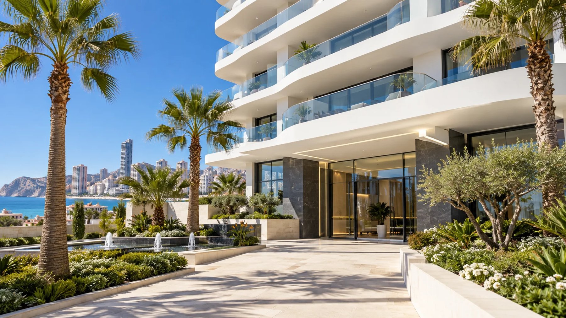 Modern apartment residence in Benidorm