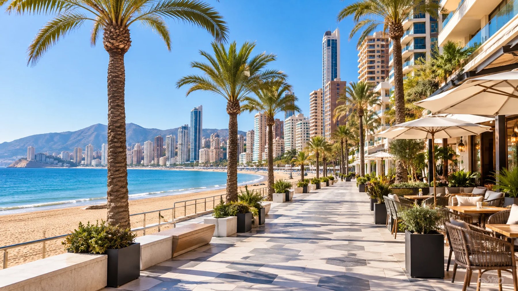 Benidorm Levante promenade