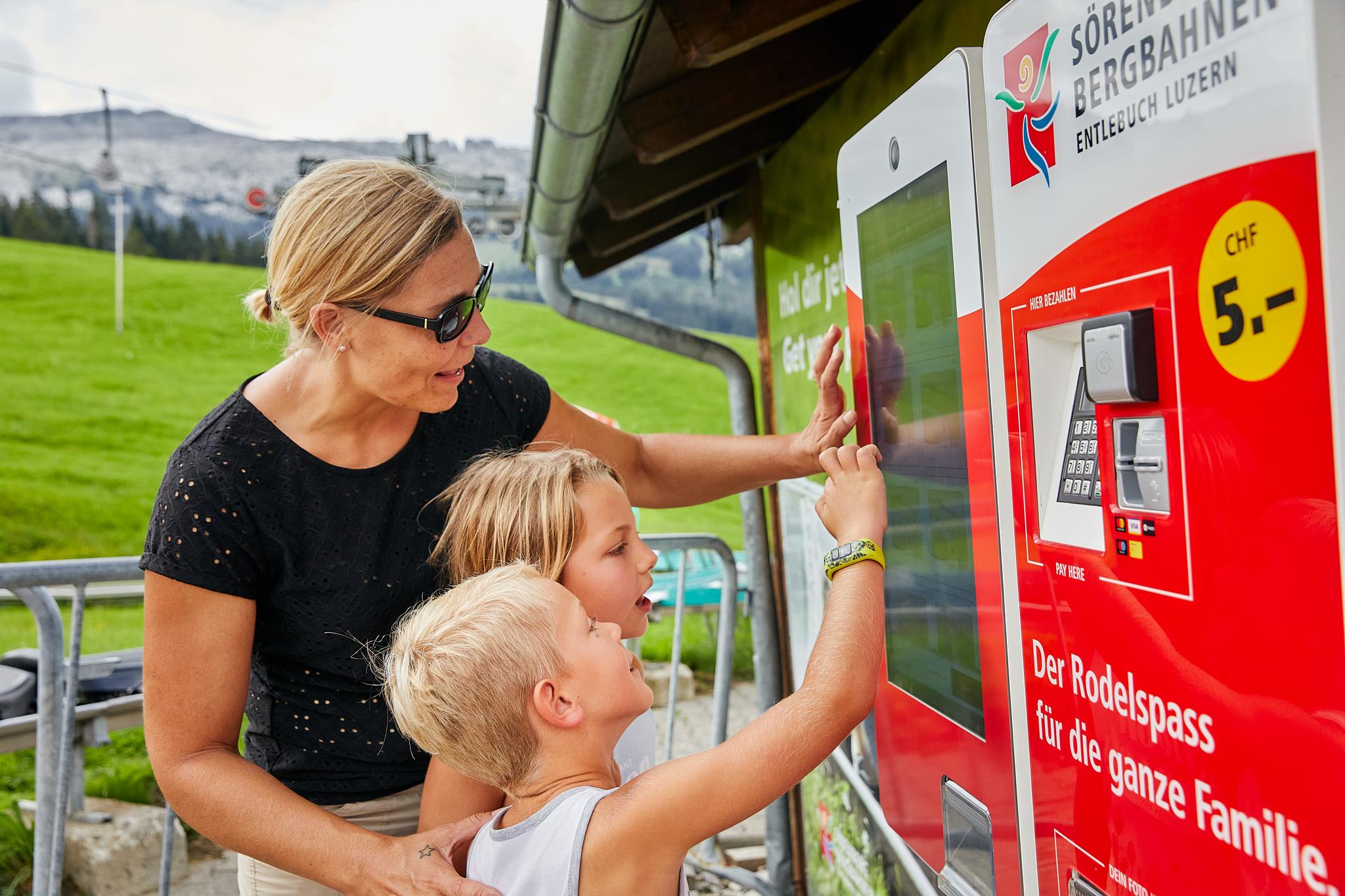 Das Bild der Fotofalle kann nach der Abfahrt für CHF 5.- gekauft werden.