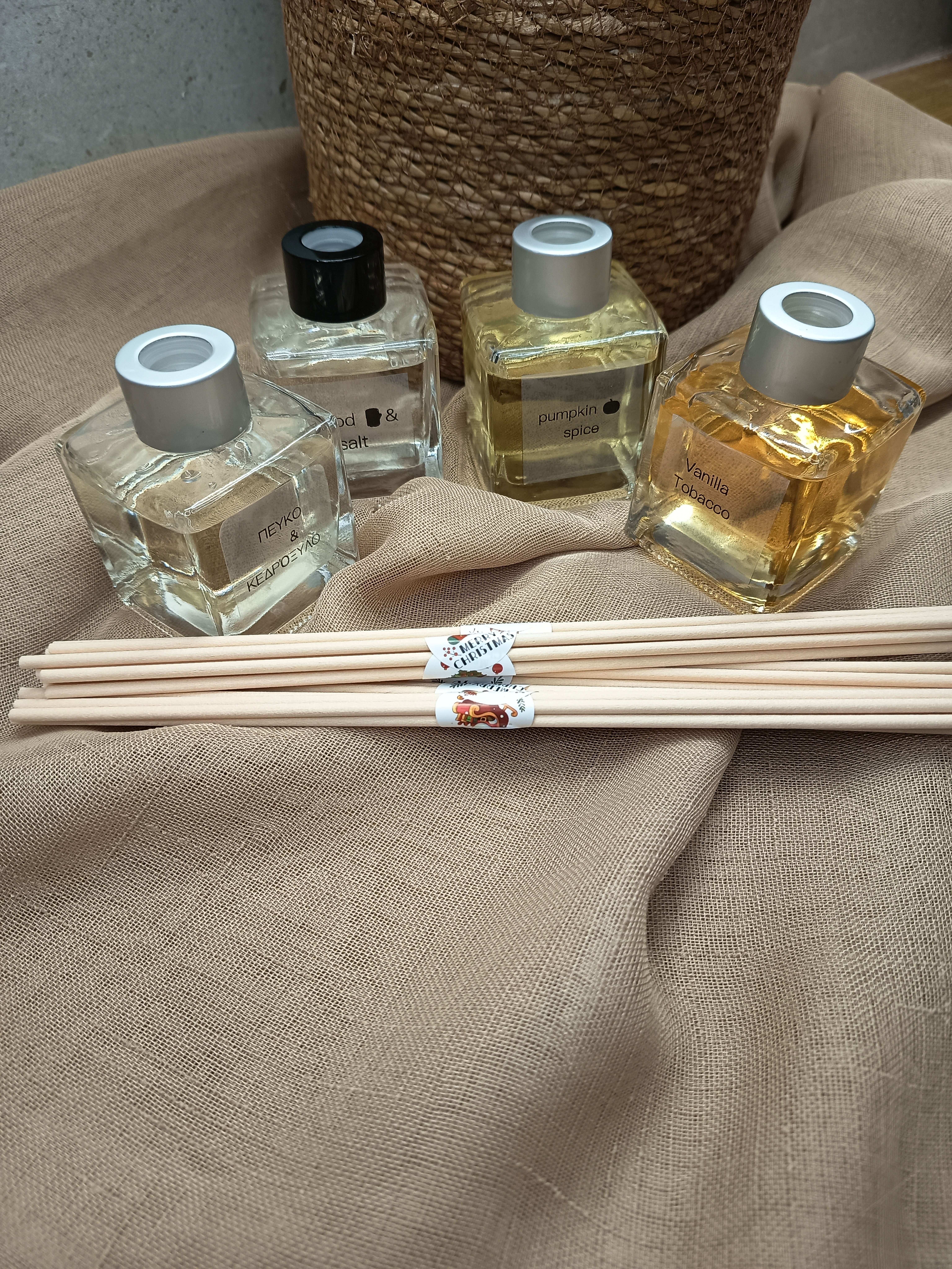 Image of Αρωματικό Χώρου Reed Diffuser – Χειροποίητο & Φυσικό