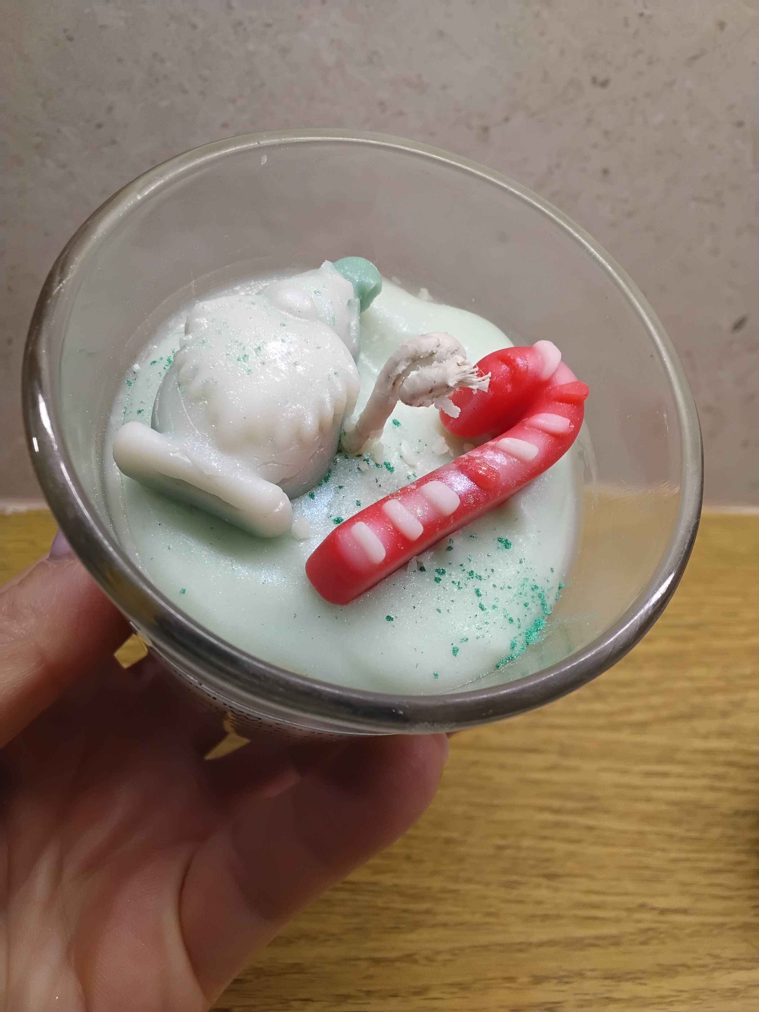 Image of 🎄 Eco Shea Χριστουγεννιάτικο Κερί – Άρωμα Καρυδόπιτα