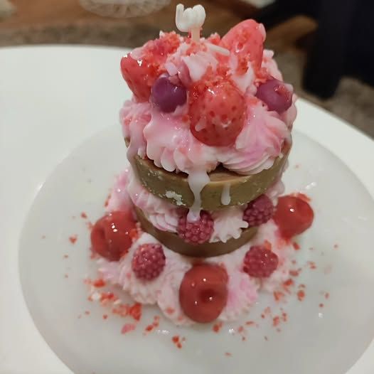 Image of Αρωματικό κερί  φράουλα   -μπισκότο 