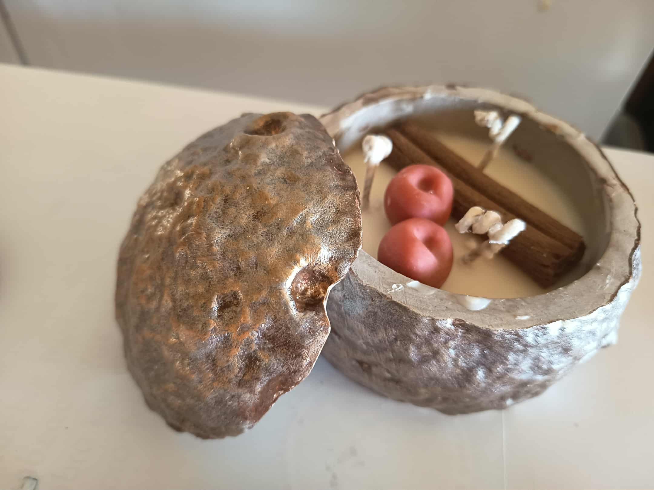 Image of Αρωματικό κερί σόγιας με άρωμα  μήλο-τζίντζερ