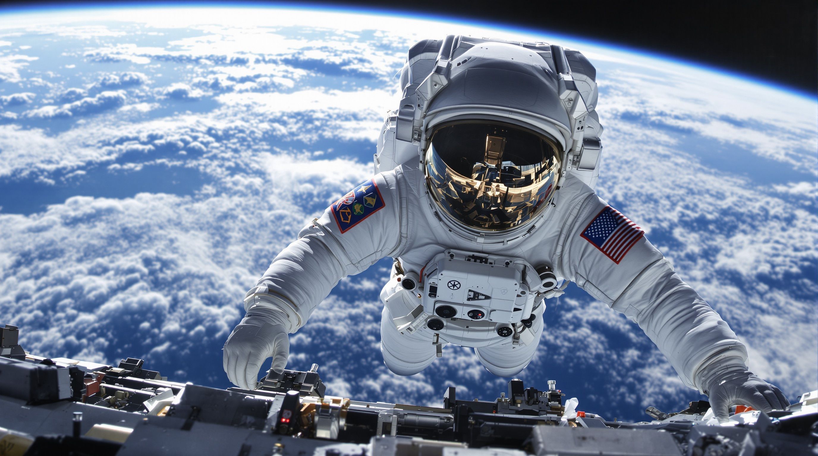 Astronaut in space