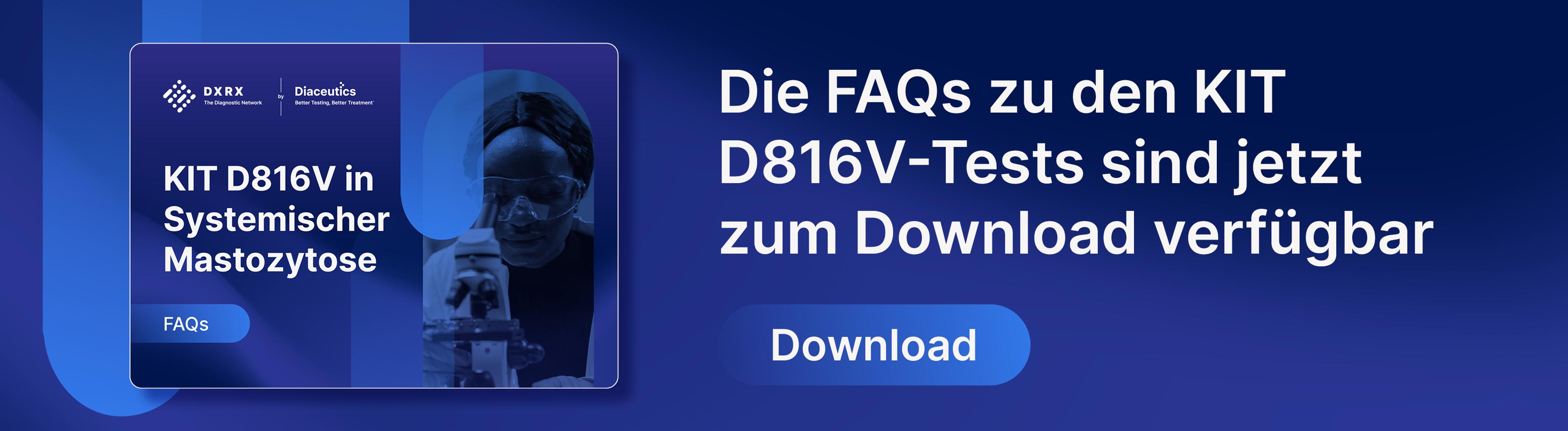 Die FAQs zu den KIT D816V-Tests sind jetzt zum Download verfügbar.