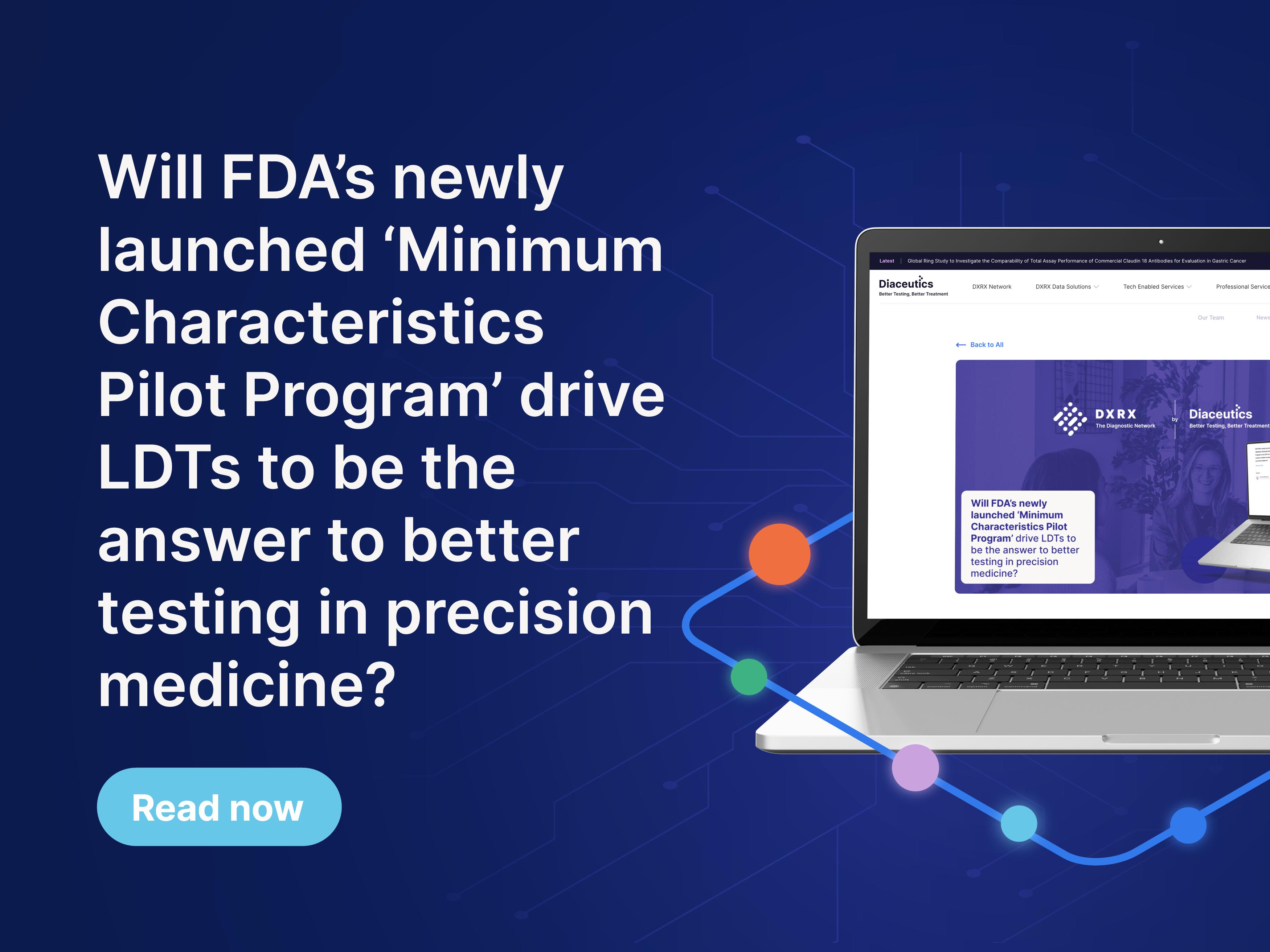 FDA Minimum Characteristics Pilot Program