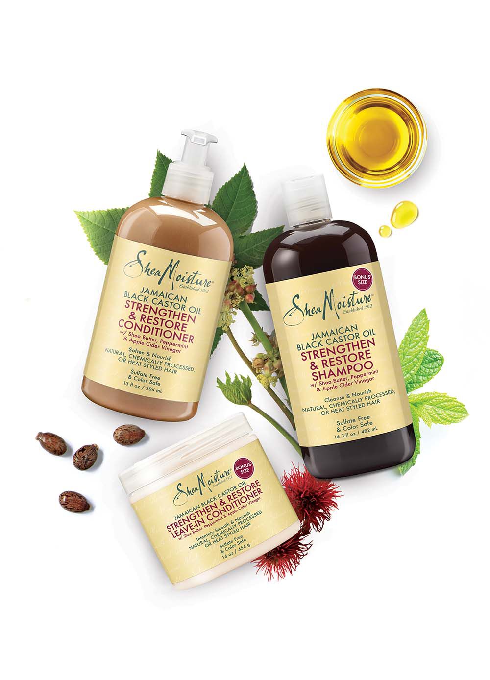 Shea moisture leave deals in jamaican castor oil