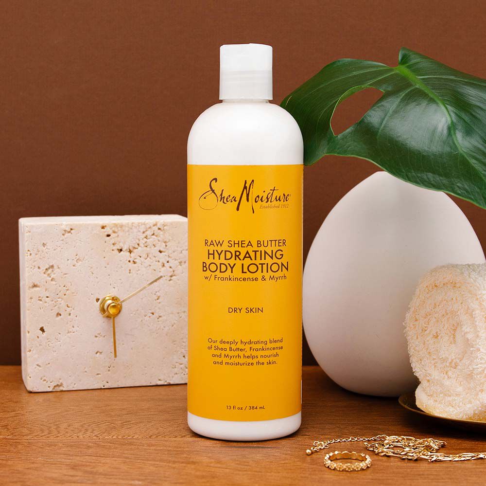 Raw Shea Butter Hydrating Body Lotion for Dry Skin SheaMoisture