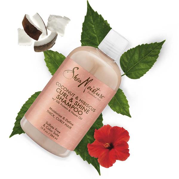 Coconut & Hibiscus Curl & Shine Shampoo - Sulfate Free SheaMoisture