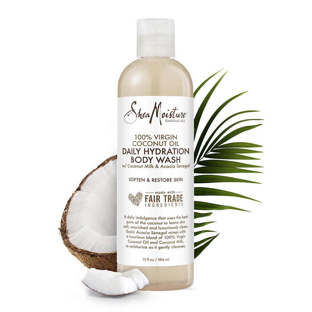 100% Virgin Coconut Oil Daily Hydration Body Wash | SheaMoisture