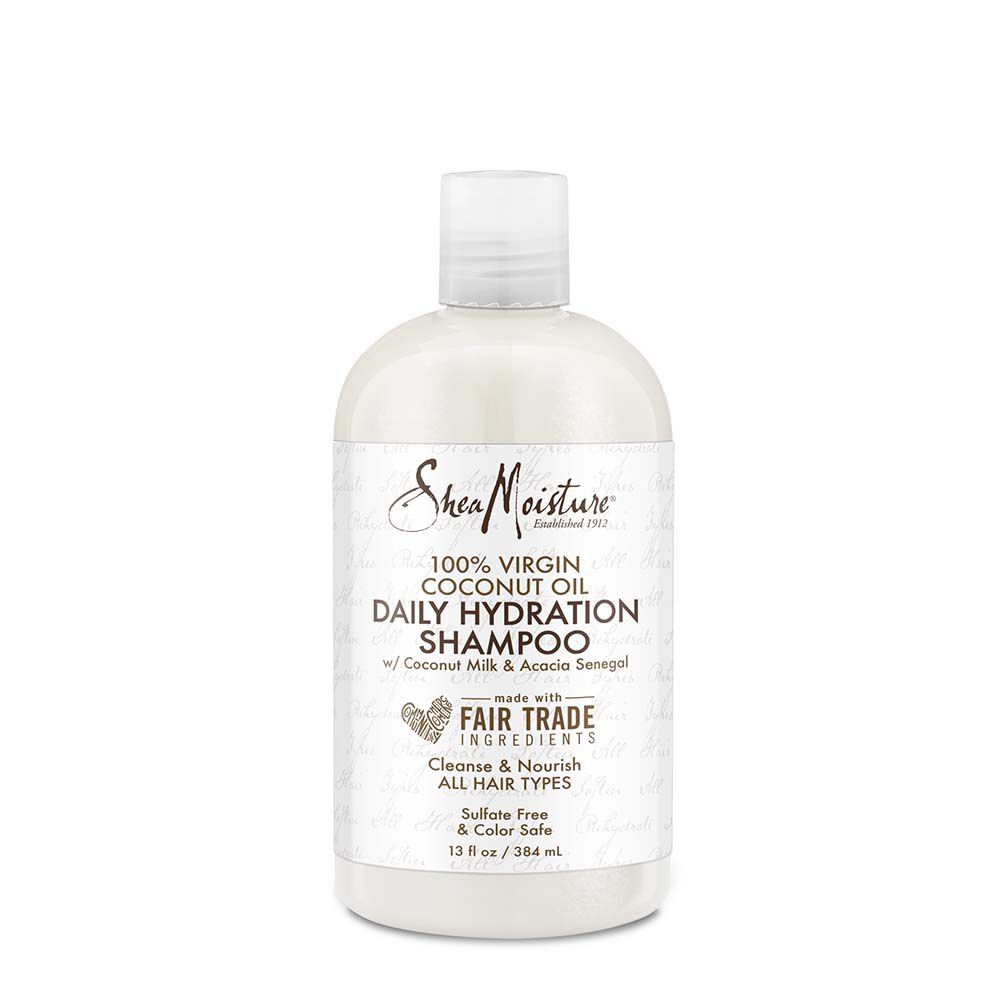 100% Virgin Coconut Oil Daily Hydration Shampoo SheaMoisture