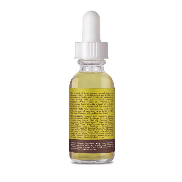 Cannabis Sativa (Hemp) Seed Oil & Witch Hazel Skin Rescue Face Oil