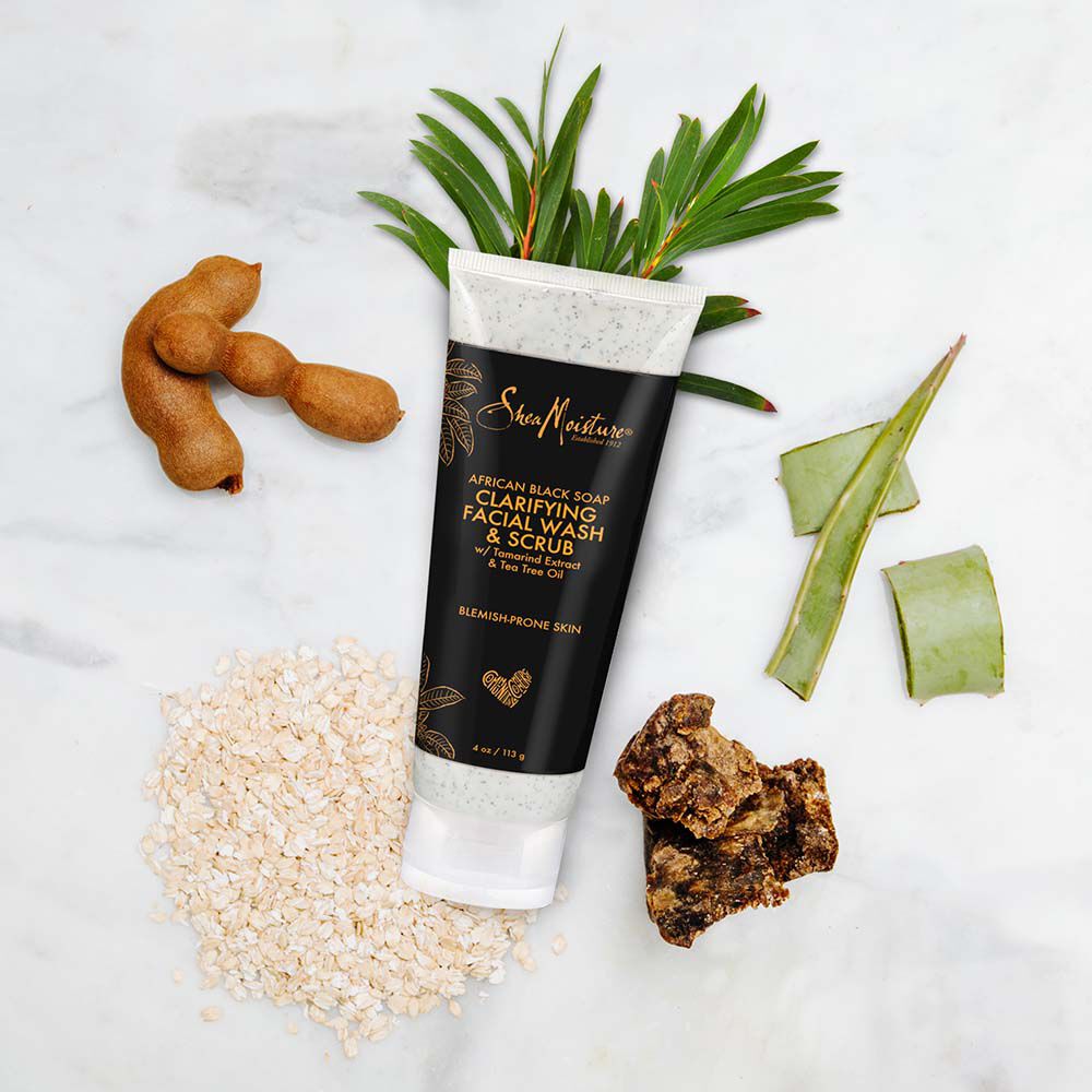 Shea moisture african deals black soap on face