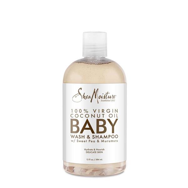 Alligevel Bourgogne græs 100% Virgin Coconut Oil Baby Wash & Shampoo | SheaMoisture