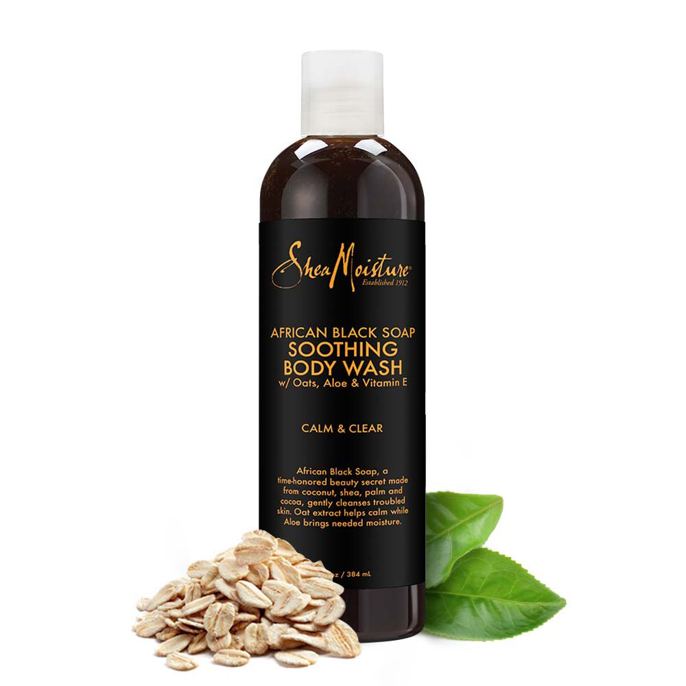 Shea moisture african black soap body wash for deals eczema