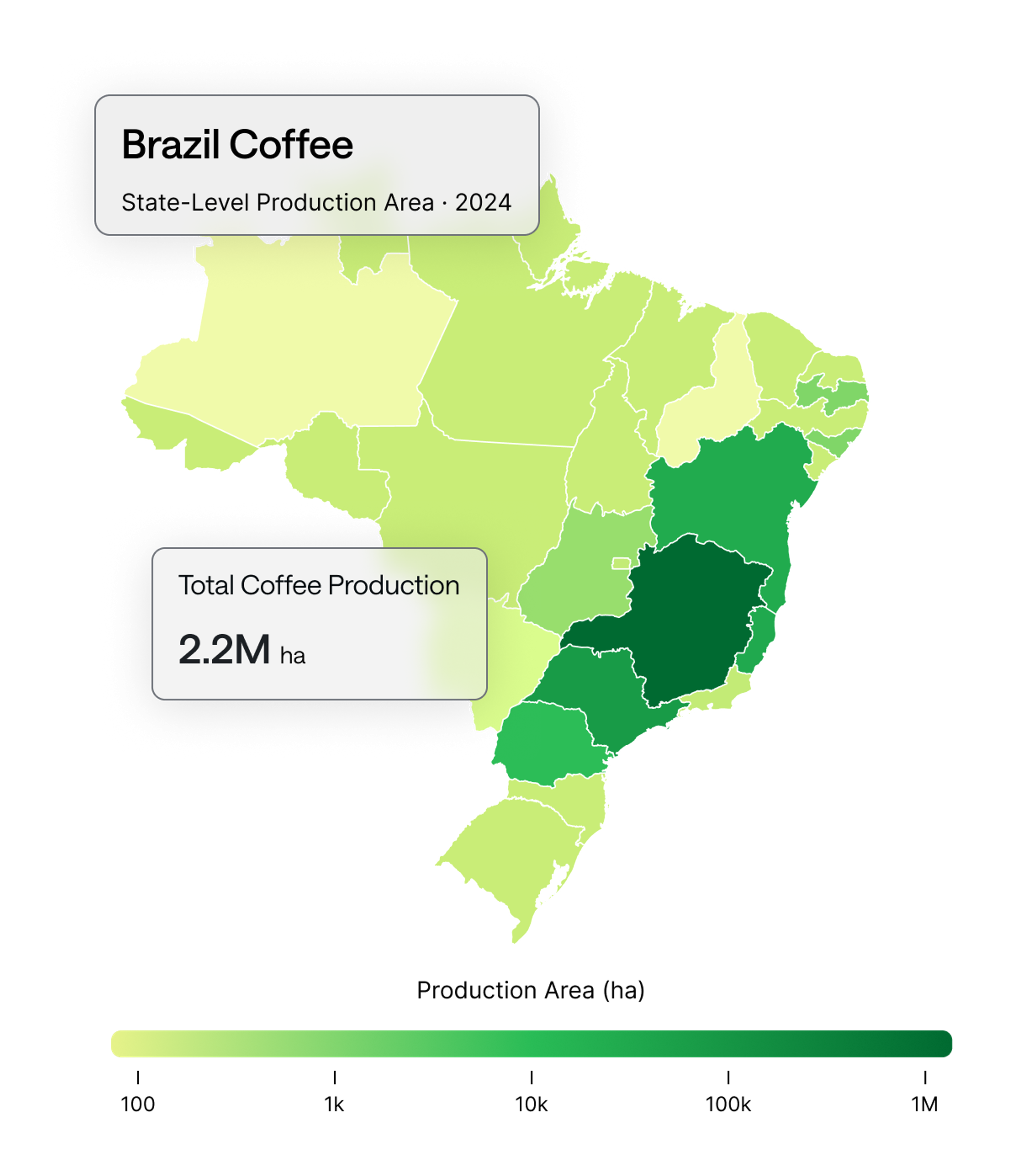 Treefera Market Intelligence Production area